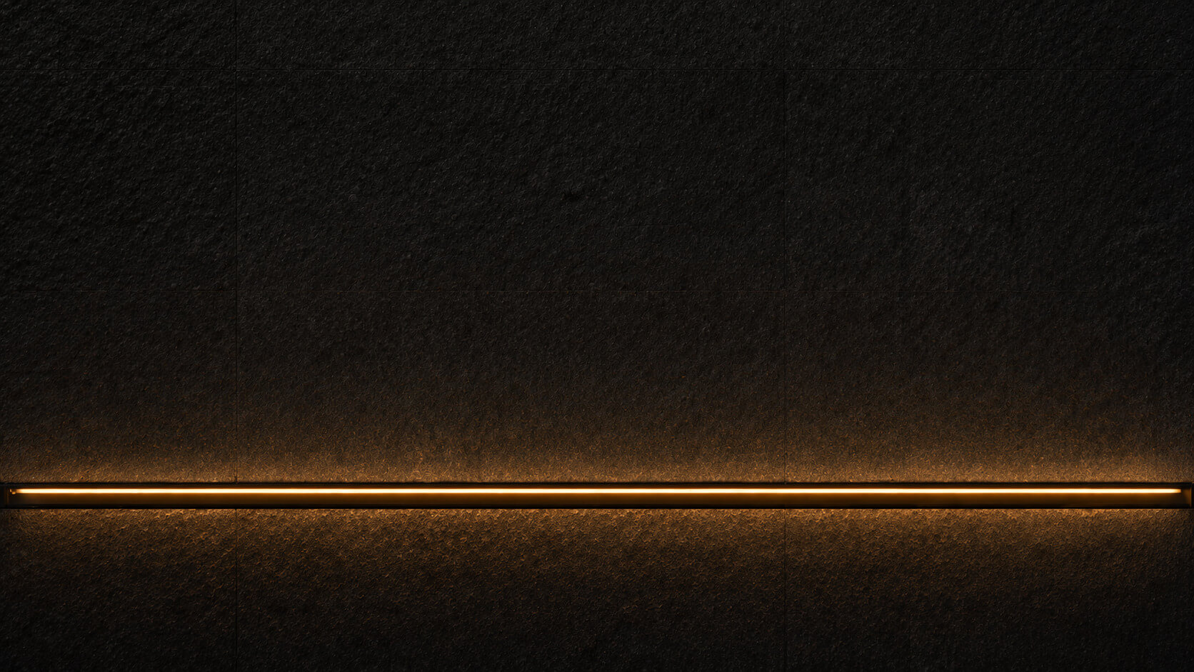 Architectural detail of warm amber light